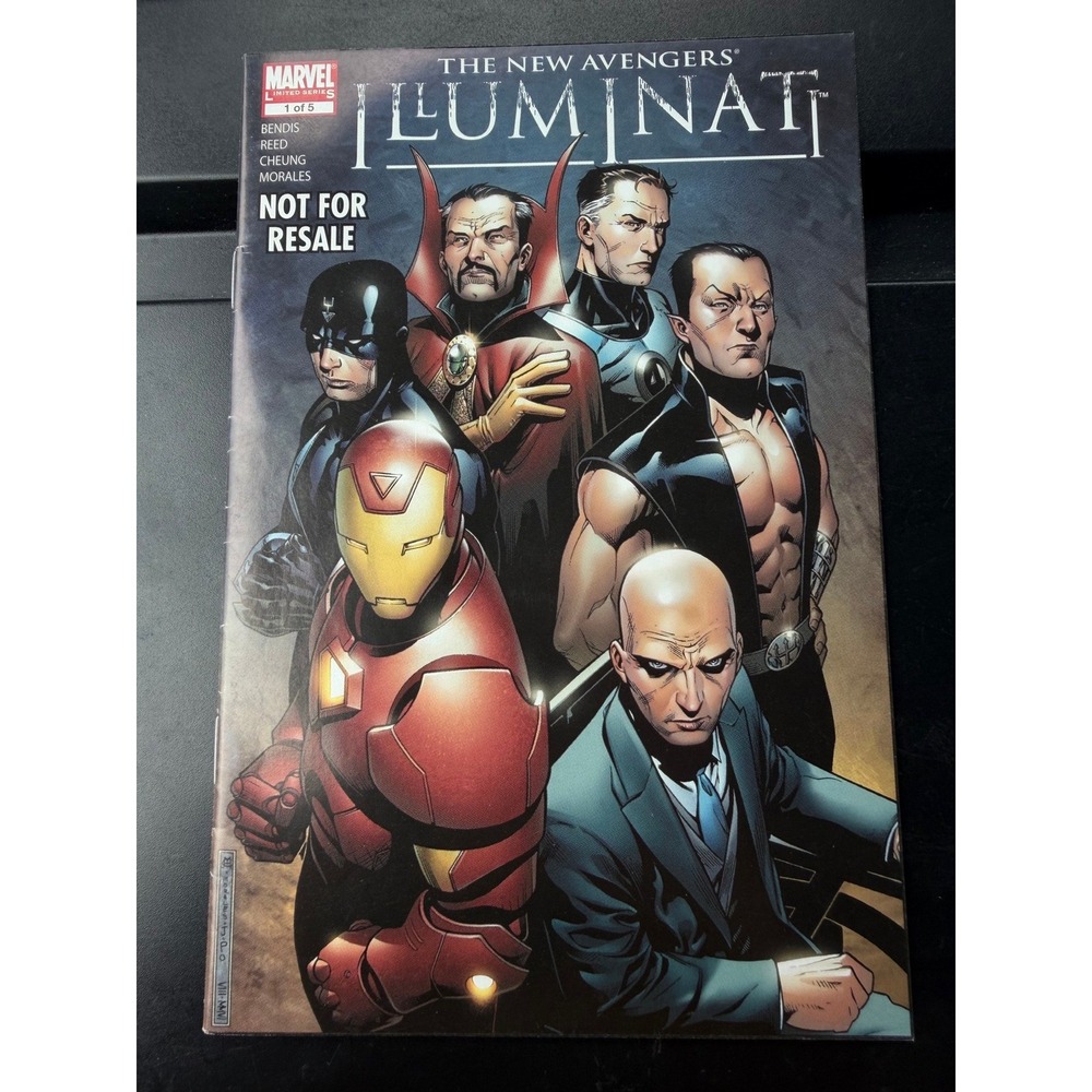 New Avengers Illuminati #1 2007 Marvel Not For Resale DVD Pack-In Reprint